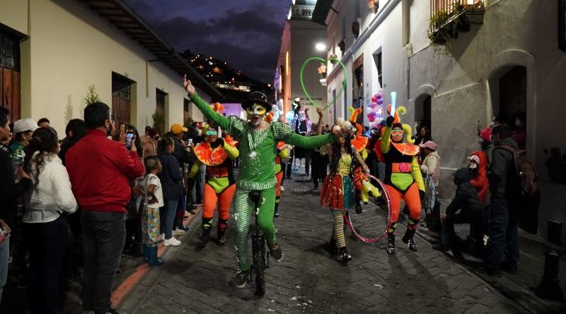 El Carnaval se vive en Quito con diversas actividades